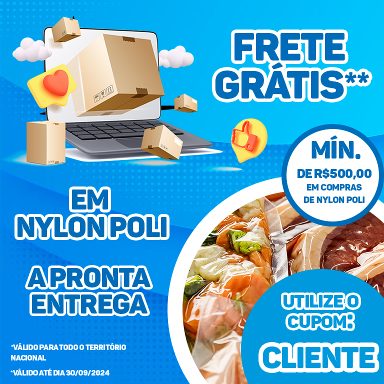 FRETE GRÁTIS NYLON POLI - SETEMBRO 2024