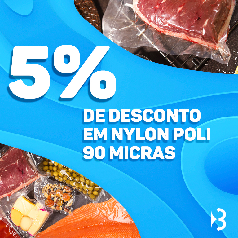 5% DESCONTO NYLON POLI 90 MICRAS
