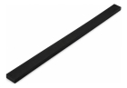 Borracha De Selagem P/ Selamult Barra Quente 40cm R Bai&atilde;o Preto