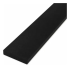 Borracha De Selagem P/ Selamult Barra Quente 40cm R Bai&atilde;o Preto