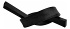 Borracha De Selagem P/ Selamult Barra Quente 40cm R Bai&atilde;o Preto